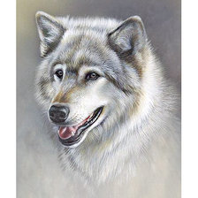 Схема вышивки «Серия "Хищники". Волк»