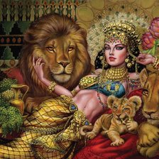 Схема вышивки «Царица Савская»