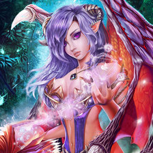 Схема вышивки «Деушка дракон»