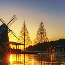 Схема вышивки «Мельница»