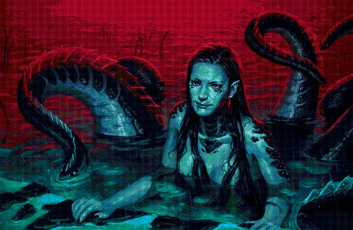 345km - осьминог, русалка - предпросмотр