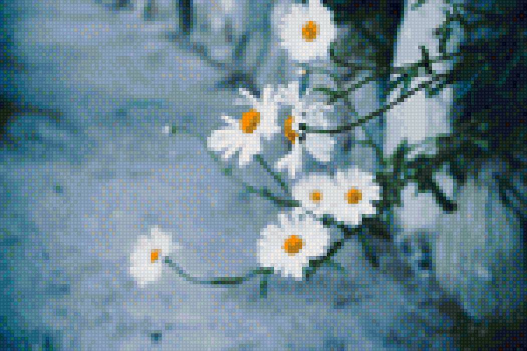 Ромашки - цветы - предпросмотр