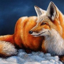 Схема вышивки «Лисичка»