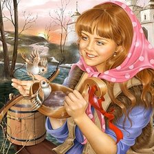 Схема вышивки «Прелесное утро»