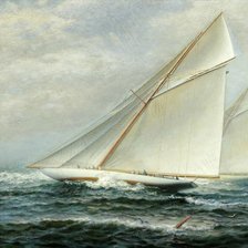 Схема вышивки «море»