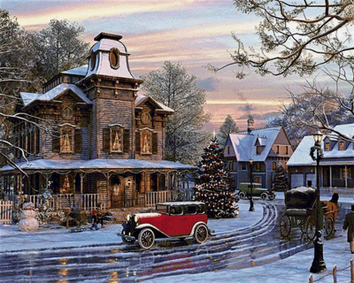 Christmas scene - предпросмотр