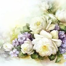 Схема вышивки «Розы»