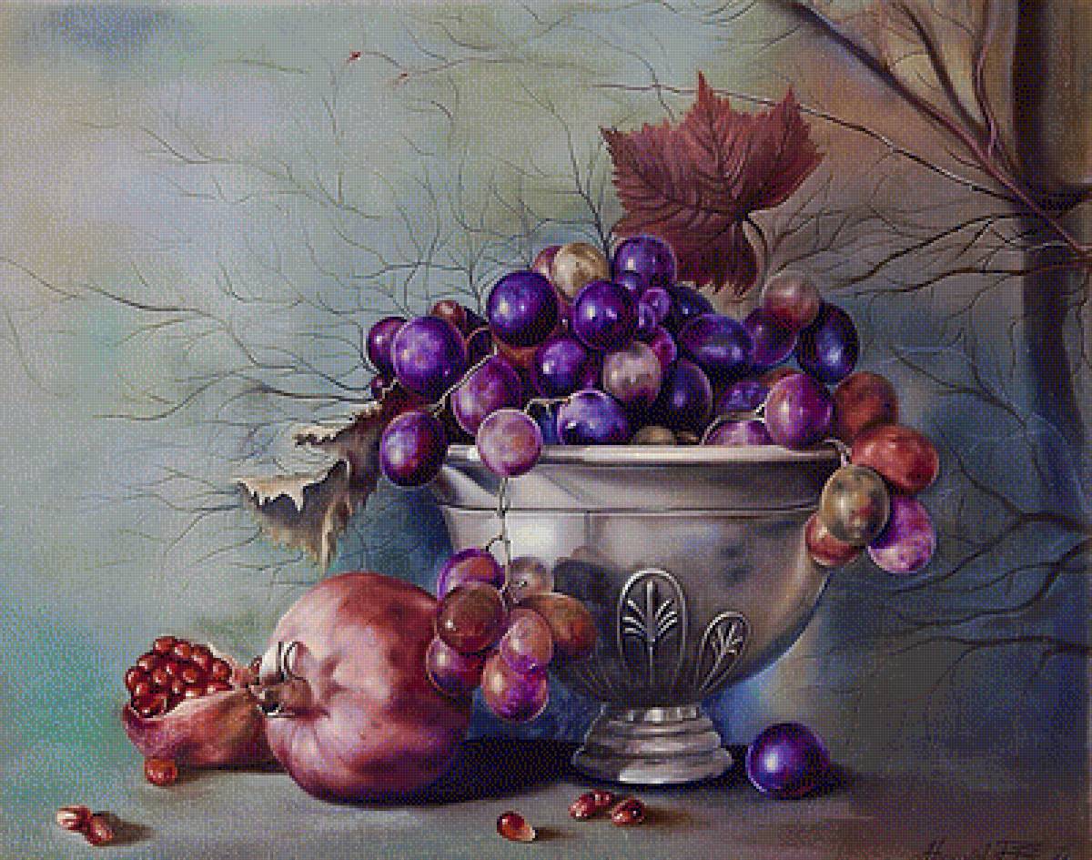 Натюрморт. - натюрморт, фрукты, живопись. - предпросмотр
