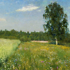 Схема вышивки «Исаак Левитан "Лето"»