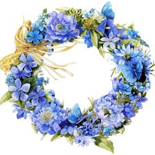 Схема вышивки «Wreath 2»