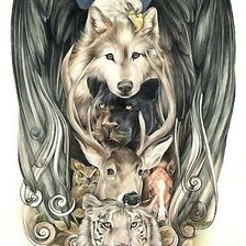 Схема вышивки «Звери»