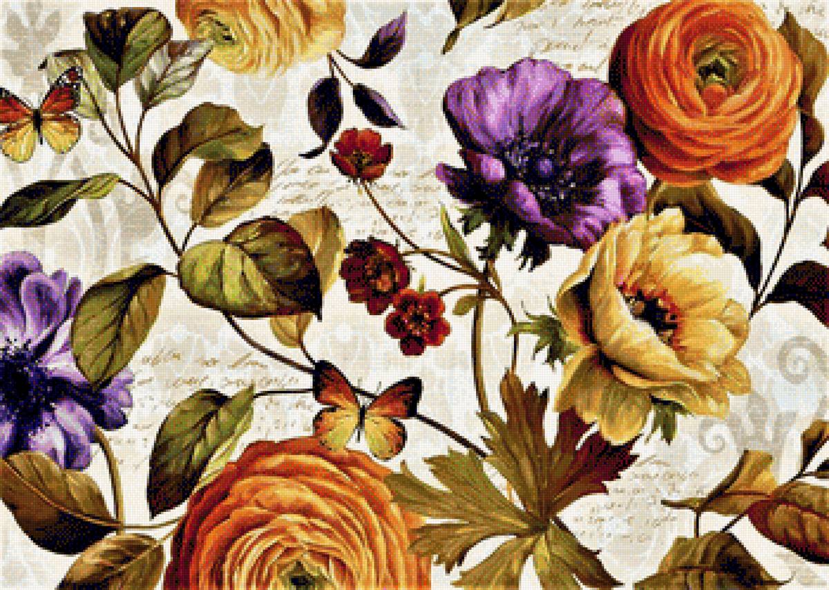 Vintage floral 1 - предпросмотр