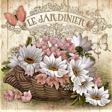 Схема вышивки «Le Jardinier»