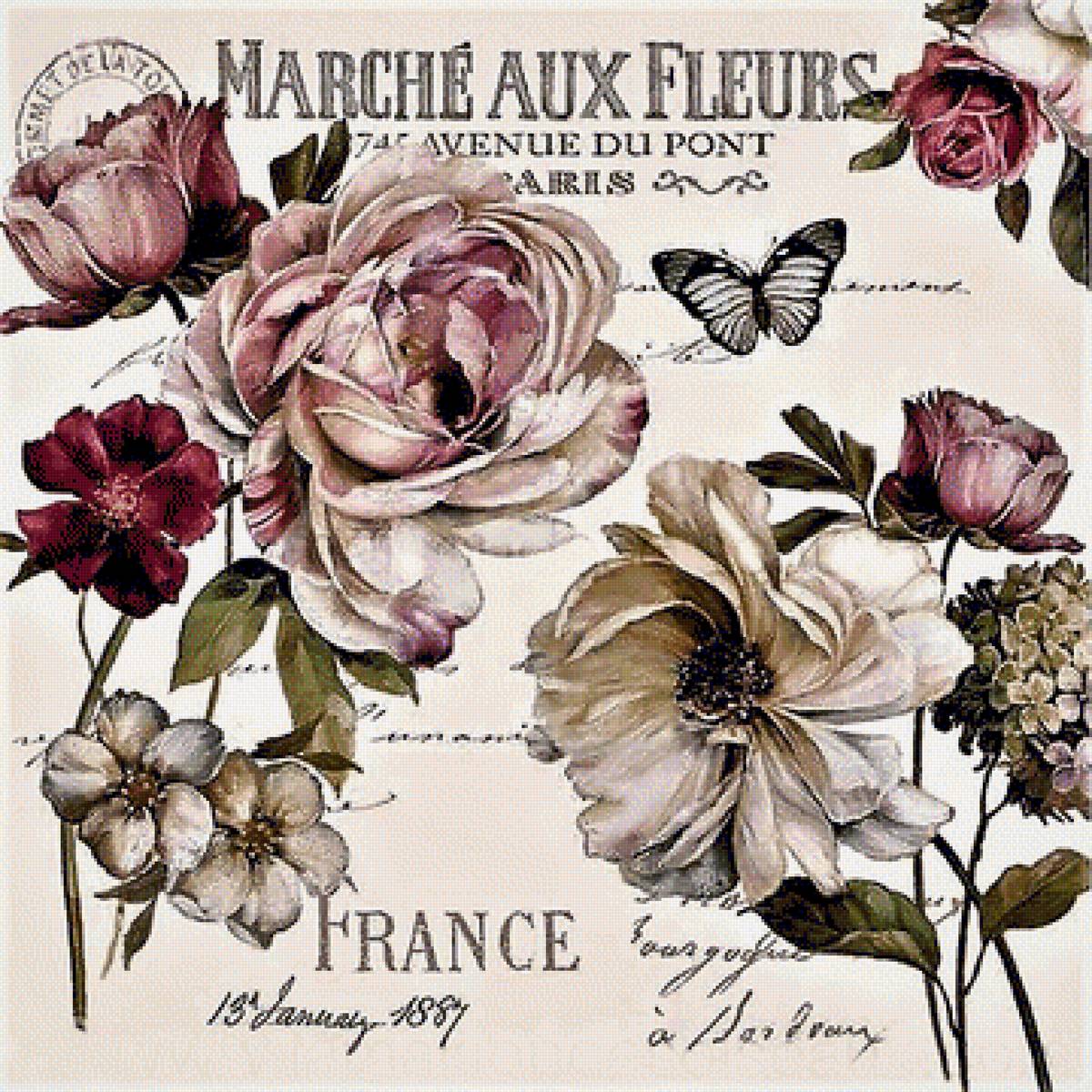 Marché aux fleurs - предпросмотр