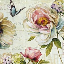 Схема вышивки «Vintage floral 4»