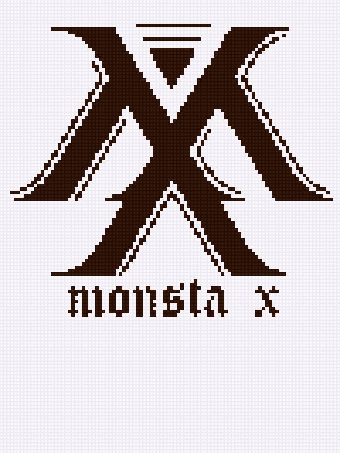 Monsta X - логотип, monsta x, k-pop - предпросмотр
