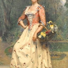 Схема вышивки «цветочница»