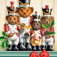 Схема вышивки «Toy soldiers»