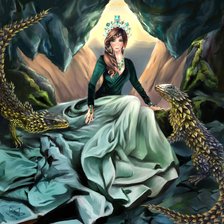 Схема вышивки «Хозяйка Медной оры»