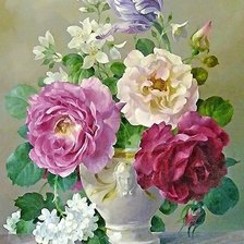 Схема вышивки «летний букет»