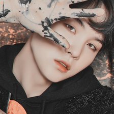 Схема вышивки «Yoongi»