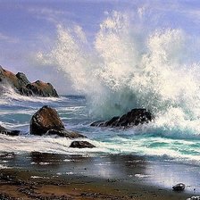 Схема вышивки «Beach»