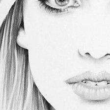 Схема вышивки «Девушка»