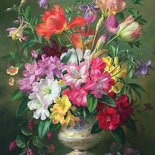 Схема вышивки «летний букет»