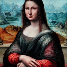 Схема вышивки ««Мона Лиза».(  Джаконда  )»