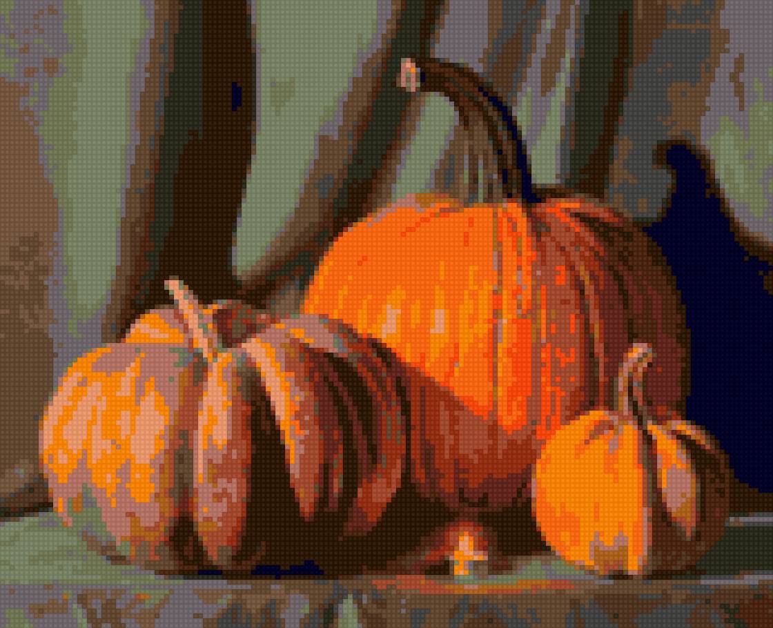 Тыквы - овощ, тыква, натюрморт - предпросмотр