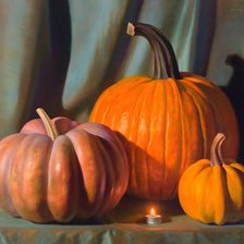 Схема вышивки «Тыквы»