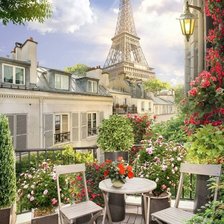 Схема вышивки «париж»