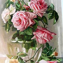 Схема вышивки «Розы.»