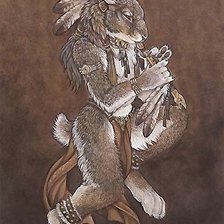 Схема вышивки «Заяц»