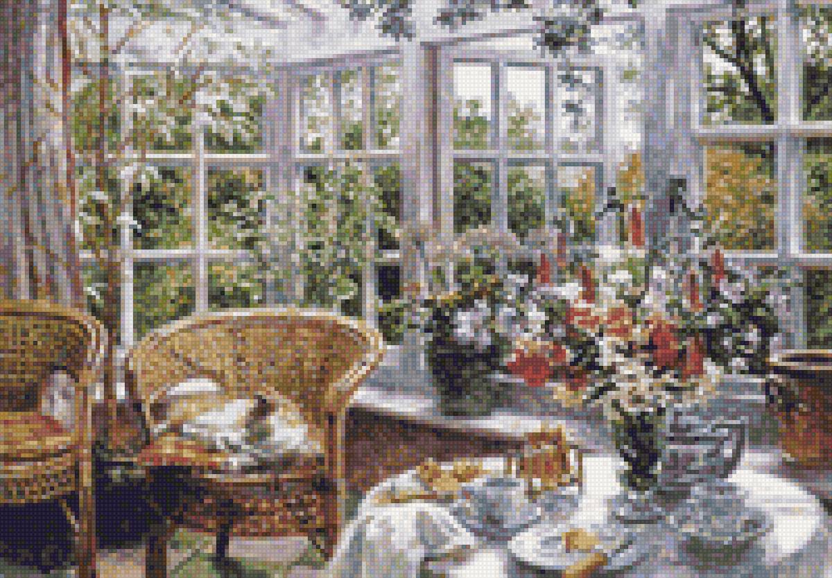 Отдых на терассе - предпросмотр