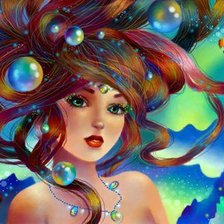 Схема вышивки «Дева»