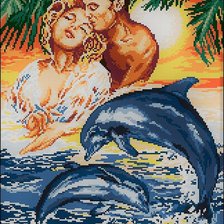 Схема вышивки «Романтический вечер»