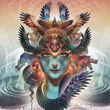 Схема вышивки «Девушка»