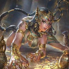 Схема вышивки «Девушка»