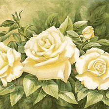 Схема вышивки «Серия "Розы".»