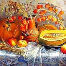 Схема вышивки «Осенний натюрморт.»