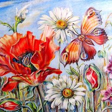 Схема вышивки «Лето.»