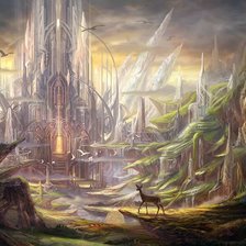 Схема вышивки «замок ф»