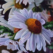 Схема вышивки «Ромашково настроение»