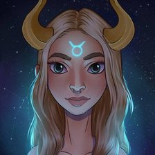 Схема вышивки «телец»