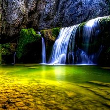 Схема вышивки «водопад»