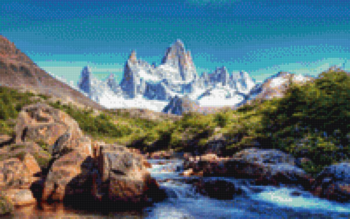 горная река - предпросмотр