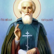 Схема вышивки «св. Сергий»