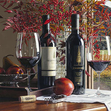 Схема вышивки «натюрморт с вином»