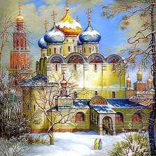 Схема вышивки «Храм»